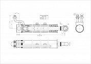 Гидроцилиндр ЦГ-40.25х1100.17