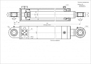 Гидроцилиндр ЦГ-100.60х1020.11