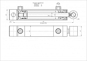 Гидроцилиндр ЦГ-40.20х150.17