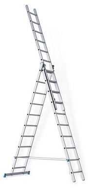 Лестница промышленная трехсекционная Sarayli 3 x 9