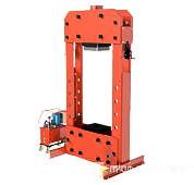 Пресс гидравлический с закрытой рамой ППК200800