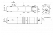 Гидроцилиндр ЦГ-125.100х700.55