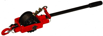 Лебедка ручная рычажная тросовая ЛР-0,63 (6м)