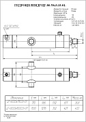 Гидроцилиндр ЦГ-80.50х710.33-01