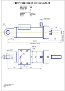 Гидроцилиндр ЦГ-50.30х70.23