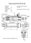 Гидроцилиндр КГЦ 677.80-40-200