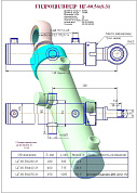 Гидроцилиндр ЦГ-80.56х280.31
