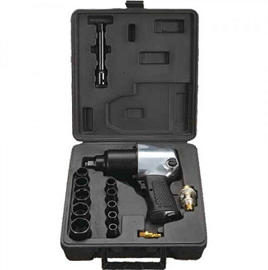 Пневмогайковерт FUBAG  IW580 1/2" ударный + набор головок в кейсе