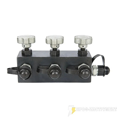 Распределительный гидравлический кран 1 на 3