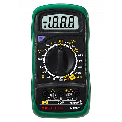 Мультиметр цифровой Mastech MAS 838 57762