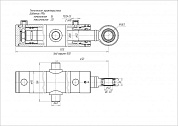 Гидроцилиндр ЦГ-80.50х900.31