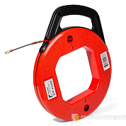 Cтальная протяжка в оболочке из полипропилена со сменными наконечниками STP-4.0/20К (Fortisflex), КВТ 76683