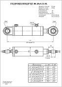 Гидроцилиндр ЦГ-80.40х630.11