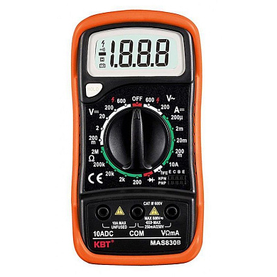 Мультиметр цифровой КВТ MAS830B 70473