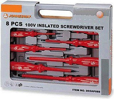 Набор диэлектрических отверток Jonnesway D02AP08S